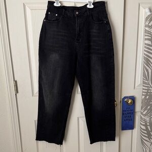 Barrel Black Denim Jeans